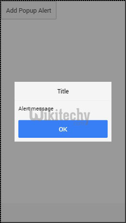  ionic alert popup